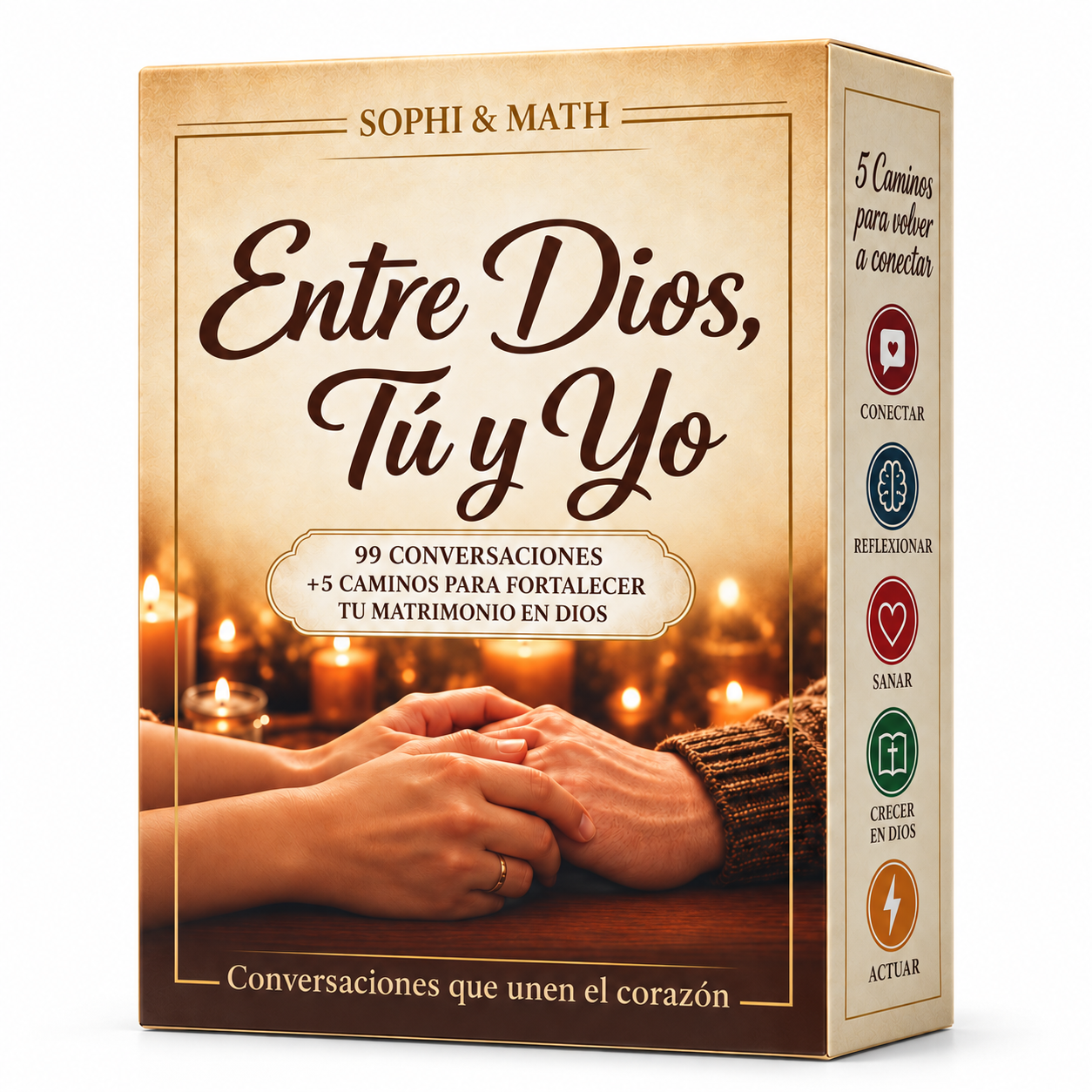Entre Dios, Tú y Yo – Juego de Cartas Cristiano para Matrimonios