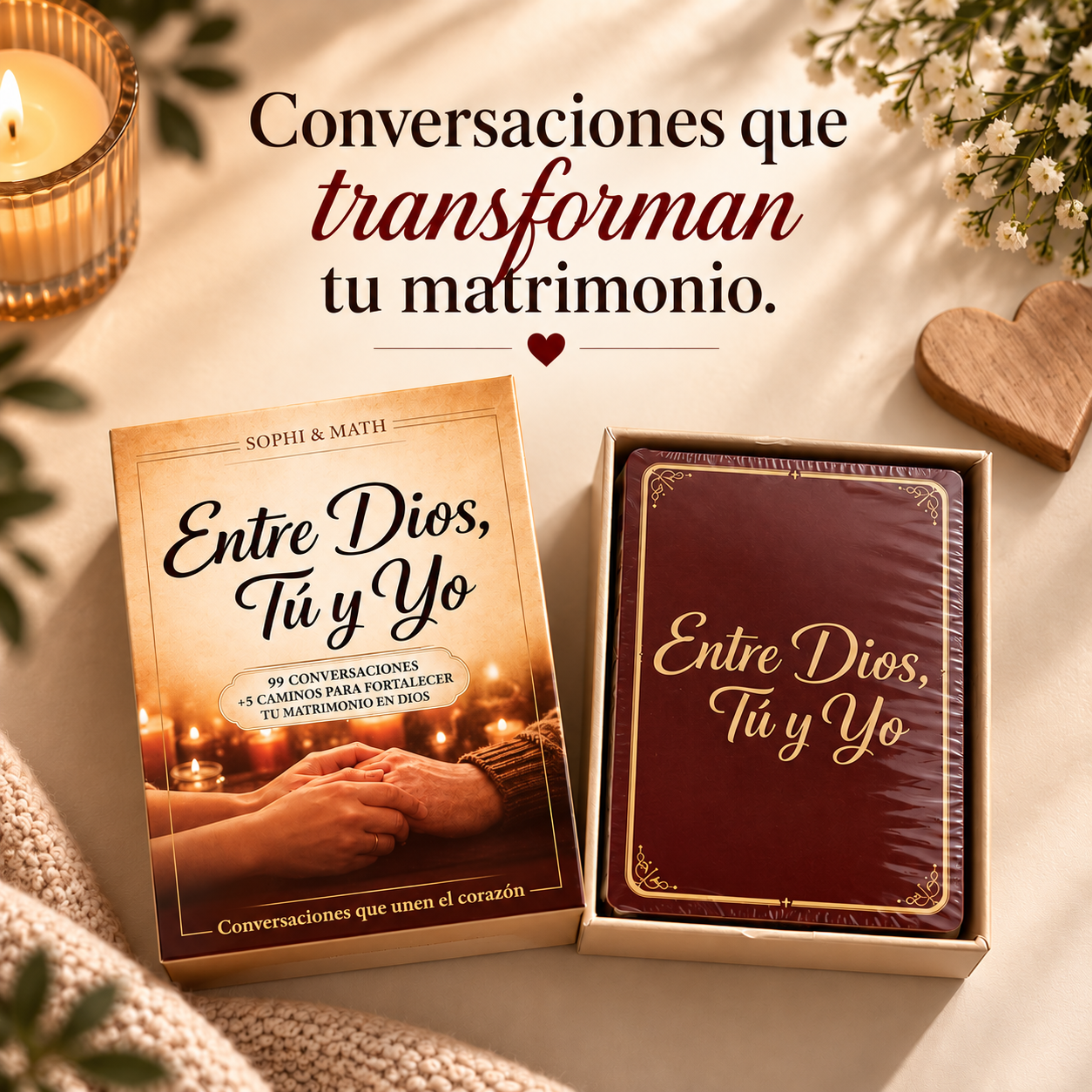 Entre Dios, Tú y Yo – Juego de Cartas Cristiano para Matrimonios - Image 3