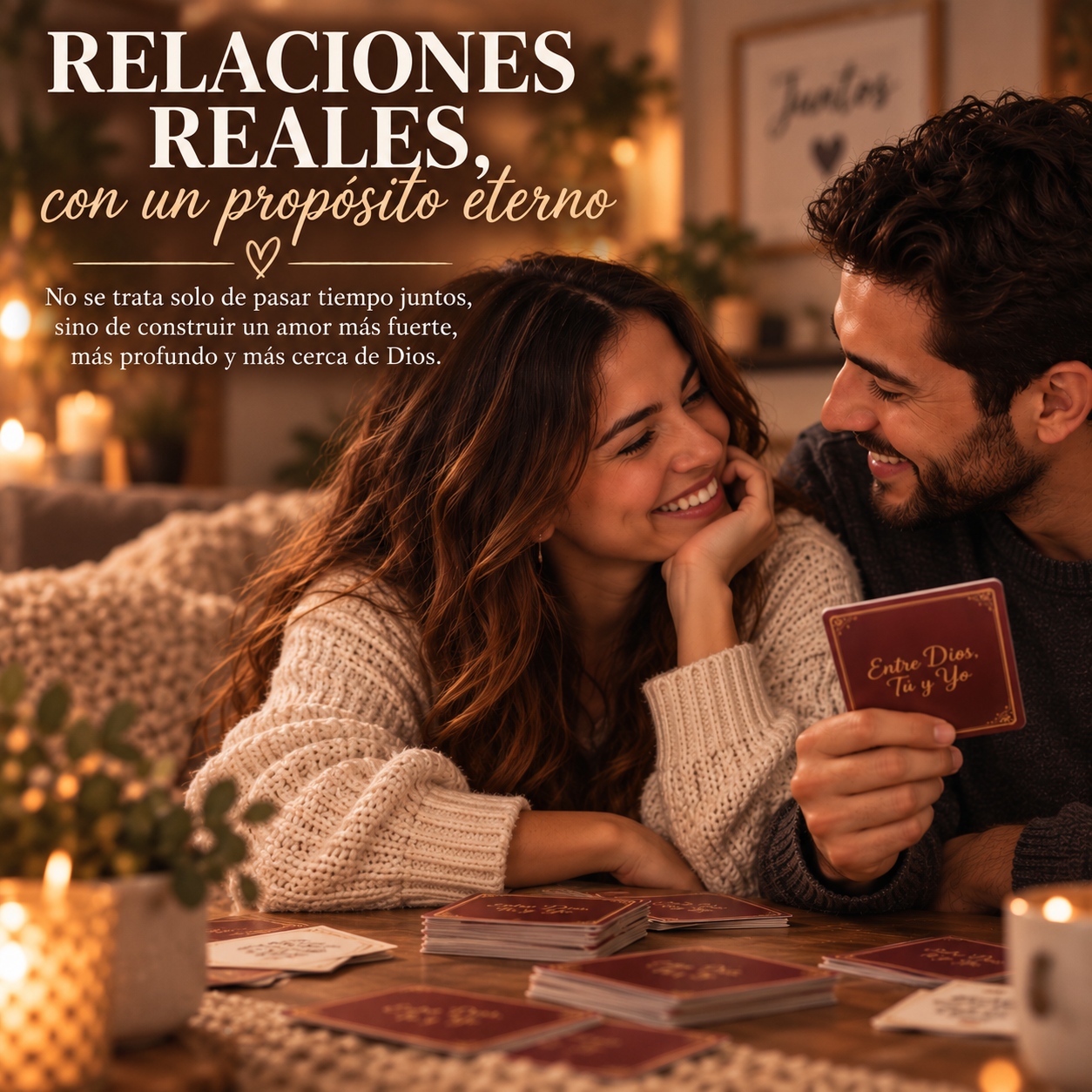 Entre Dios, Tú y Yo – Juego de Cartas Cristiano para Matrimonios - Image 2