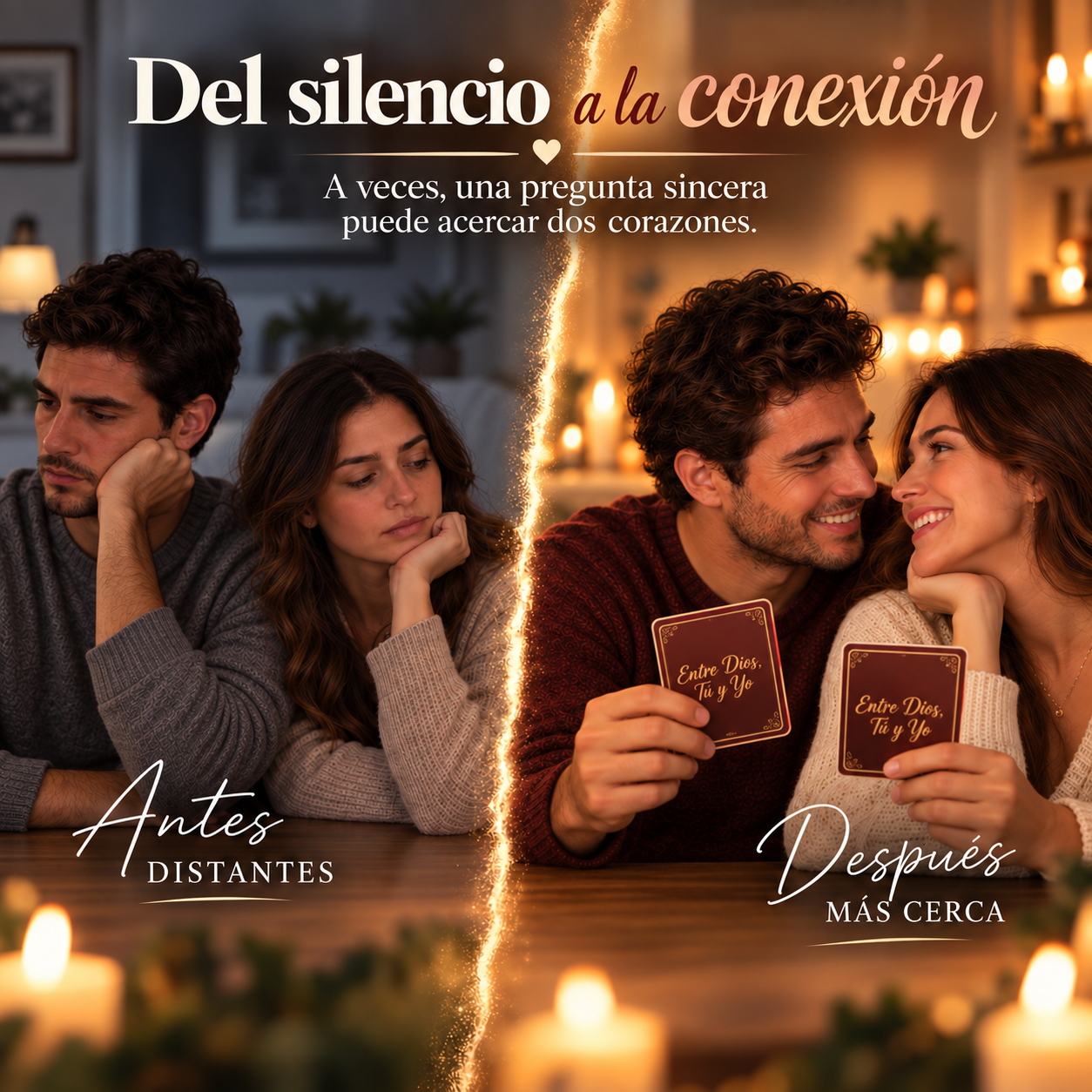 Entre Dios, Tú y Yo – Juego de Cartas Cristiano para Matrimonios - Image 4